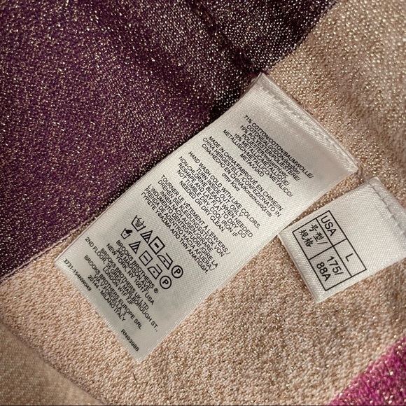 Brooks Brothers | Striped Shimmery Top - Picture 6 of 6